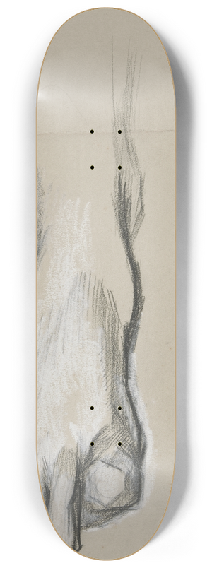 Edwin Austin Abbey - Sketch of afoot II 8.25 inch art skate deck