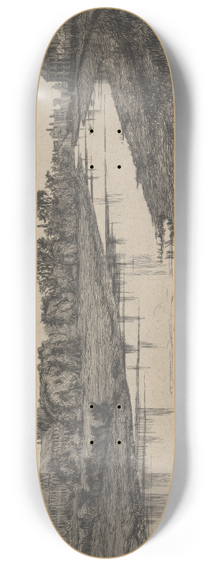 Edwin Edwards - A Town 8.25 inch art skate deck