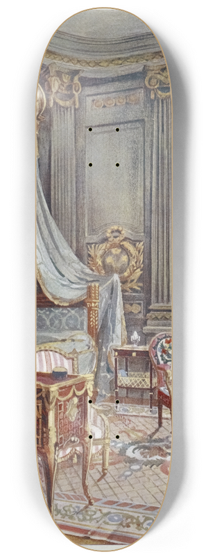 Edwin Foley - Carved and gilt draped domed bed (lit a couronne), style Louis XVI 8.25 inch art skate deck