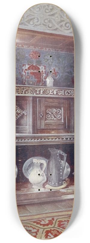 Edwin Foley - Court cupboard buffet 8.25 inch art skate deck