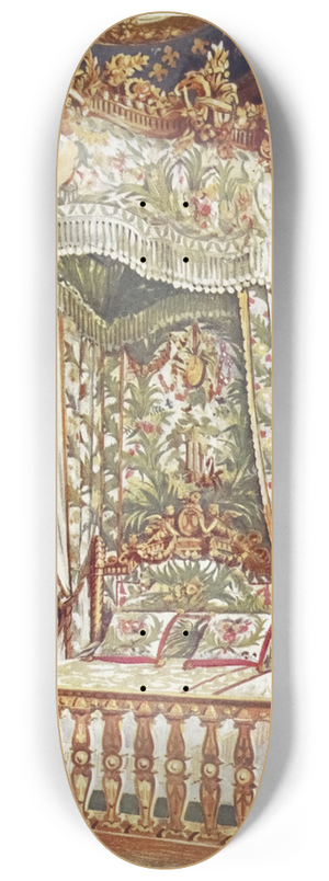 Edwin Foley - Gilt state bed of Queen Marie Antoinette 8.25 inch art skate deck