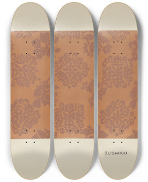 Triptych art skateboard deck of Sidney Liswood Wall Paper_1 by Sidney Liswood