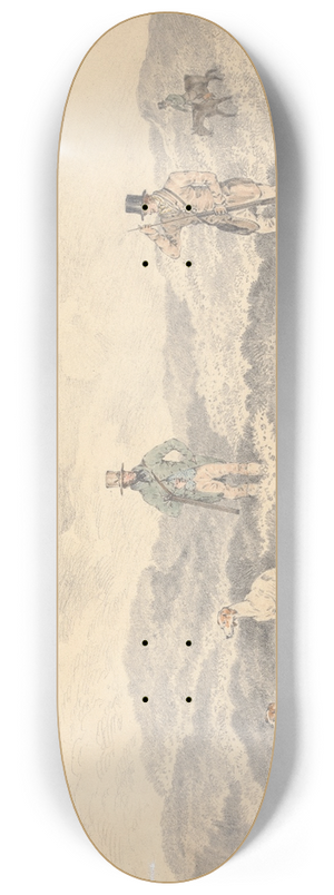 Edwin Gill - Grouse Shooting 8.25 inch art skate deck