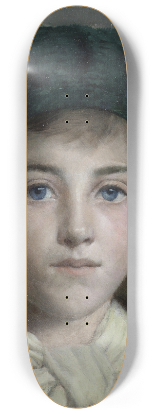 Edwin Harris - Portrait Of A Girl 8.25 inch art skate deck