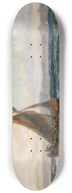 Edwin Hayes - A View of Dublin Bay 8.25 inch art skate deck