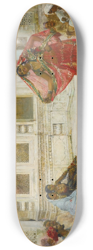 Edwin Lord Weeks - Dancing Girl, India 8.25 inch art skate deck