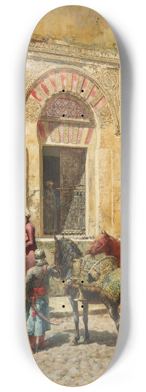 Edwin Lord Weeks - Entering the Mosque 8.25 inch art skate deck