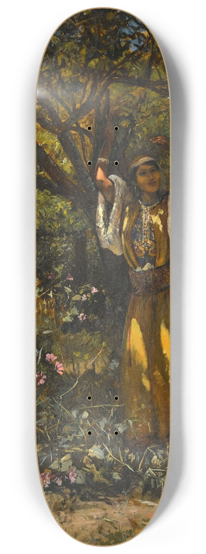 Edwin Lord Weeks - The Moroccan Girl 8.25 inch art skate deck