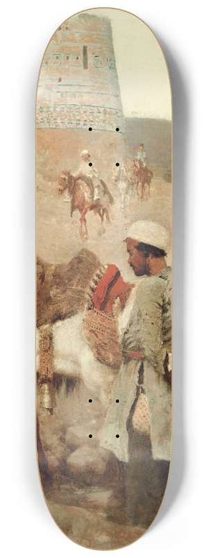 Edwin Lord Weeks - Traveling In Persia 8.25 inch art skate deck