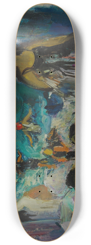 Eemu Myntti - On the Beach 8.25 inch art skate deck
