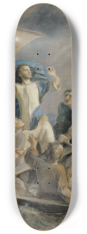 Eero Jrnefelt - Christ Sets A Storm 8.25 inch art skate deck