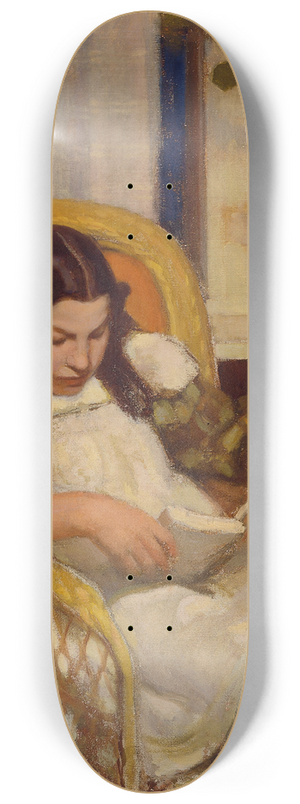 Eero Jrnefelt - Girl Reading 8.25 inch art skate deck