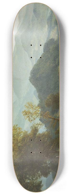 Albert Bierstadt - Lucerne, Switzerland 8.25 inch art skate deck