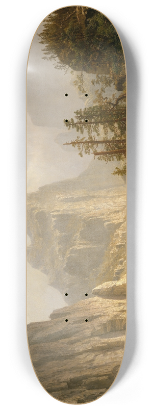 Albert Bierstadt - Merced River, Yosemite Valley 8.25 inch art skate deck