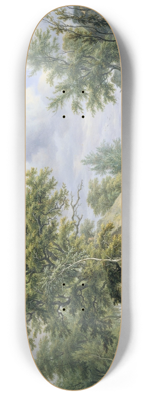 Egbert van Drielst - Farms on the Fringe of a Wood 8.25 inch art skate deck