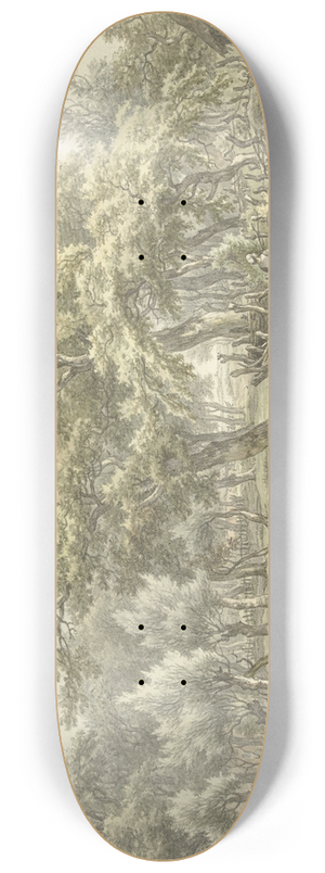 Egbert van Drielst - Landschap bij Eext (Drenthe) 8.25 inch art skate deck