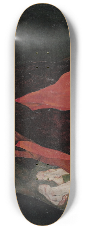 Egon Schiele - Cardinal and Nun (Caress) 8.25 inch art skate deck