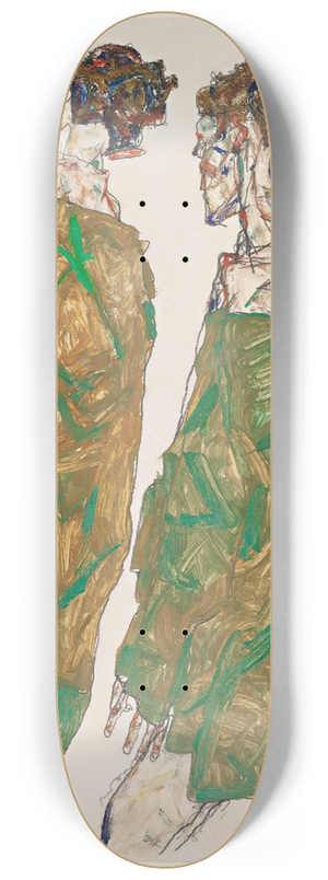 Egon Schiele - Devotion 8.25 inch art skate deck