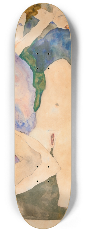 Egon Schiele - Drei Mdchen 8.25 inch art skate deck
