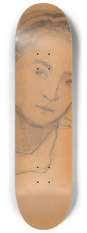 Egon Schiele - Gerti Schiele mit zwlf Jahren 8.25 inch art skate deck