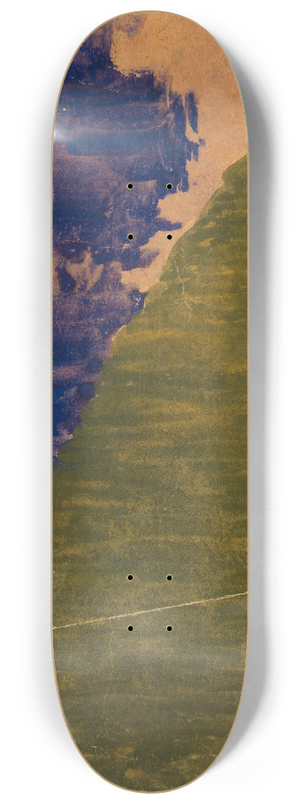 Egon Schiele - Landschaftsstudie; Hirschbergen  Bhmerwald 8.25 inch art skate deck