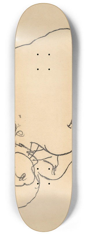 Egon Schiele - Mother and Child (Mutter und Kind) 8.25 inch art skate deck