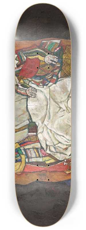Egon Schiele - Mutter mit zwei Kindern III 8.25 inch art skate deck