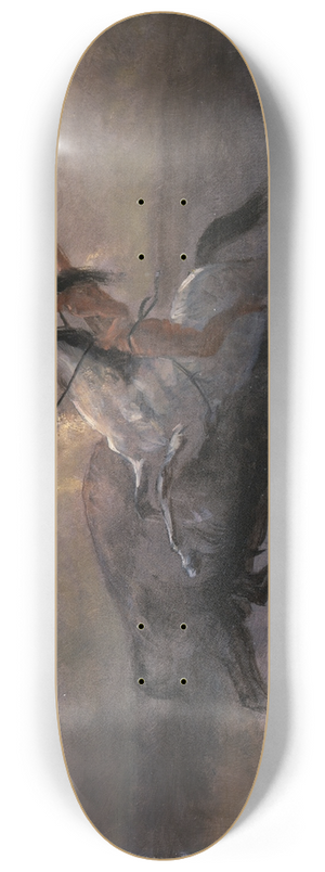 Albert Bierstadt - Sketch for The Last of the Buffalo 8.25 inch art skate deck