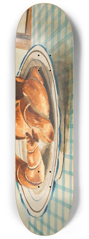 Egon Schiele - Stillleben mit Gebckteller 8.25 inch art skate deck