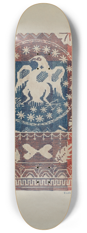 Eileen Knox - Coverlet  Eagle Coin 8.25 inch art skate deck