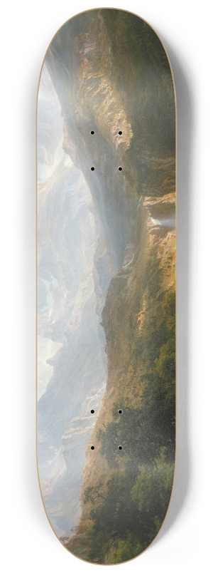 Albert Bierstadt - The Rocky Mountains, Landers Peak 8.25 inch art skate deck