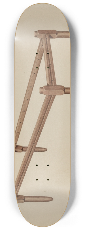 Elbert S. Mowery - Shaker Bed 8.25 inch art skate deck