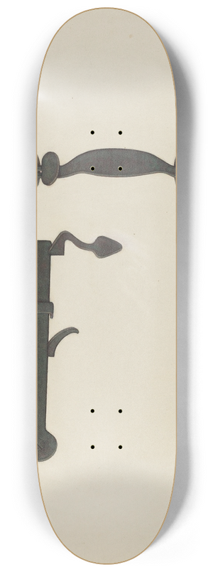 Elbert S. Mowery - Shaker Door Latch 8.25 inch art skate deck