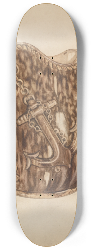 Eleanor Gausser - Rockingham Pitcher 8.25 inch art skate deck