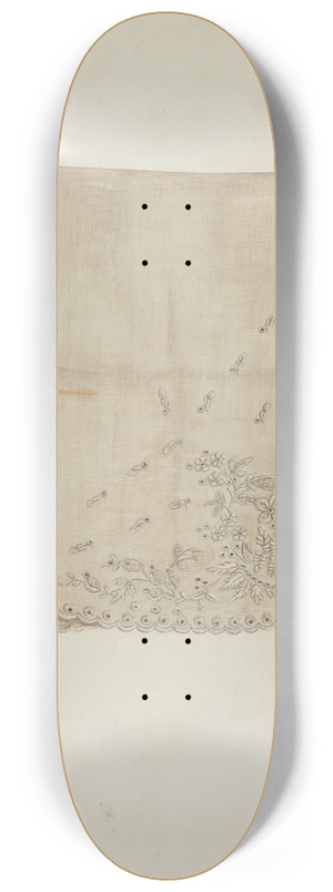 Eleanor Gausser - Wedding Handkerchief 8.25 inch art skate deck