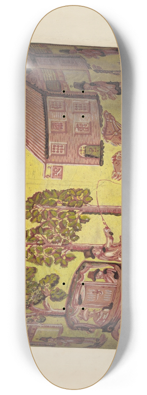 Eleanor Ruelos - Bandbox Design  Stagecoach 8.25 inch art skate deck