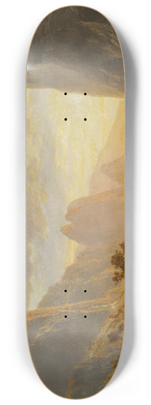 Albert Bierstadt - Valley of the Yosemite 8.25 inch art skate deck