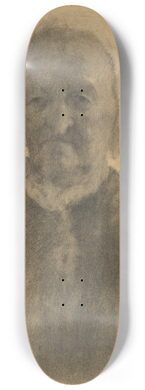 Elemr Halsz-Hradil - Podobize starenky s epcom na hlave 8.25 inch art skate deck