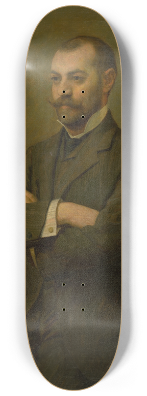 Elemr Halsz-Hradil - Portrait of Felixa Halmiho 8.25 inch art skate deck