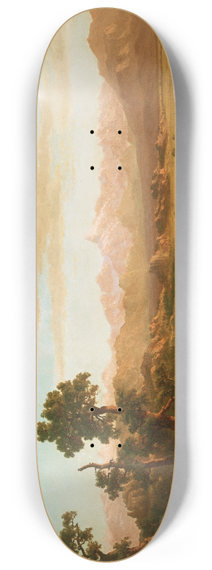 Albert Bierstadt - Wind River Country 8.25 inch art skate deck