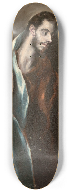 El Greco (Domenikos Theotokopoulos) - Apostle St Thomas 8.25 inch art skate deck