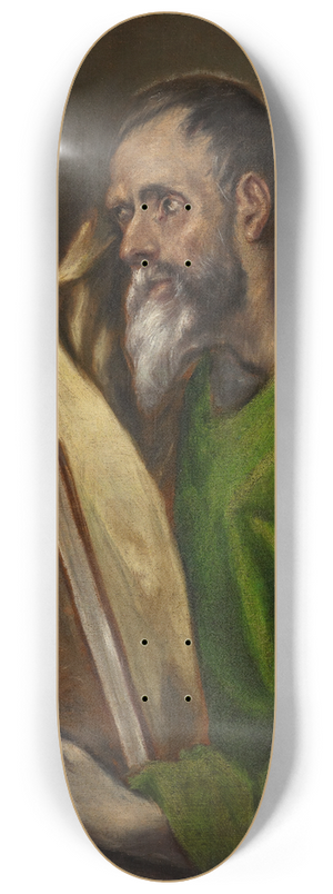 El Greco (Domenikos Theotokopoulos) - St. Luke 8.25 inch art skate deck