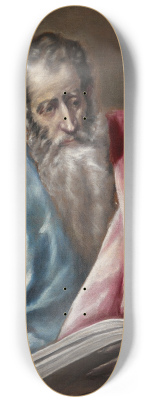El Greco (Domenikos Theotokopoulos) - St. Matthew 8.25 inch art skate deck