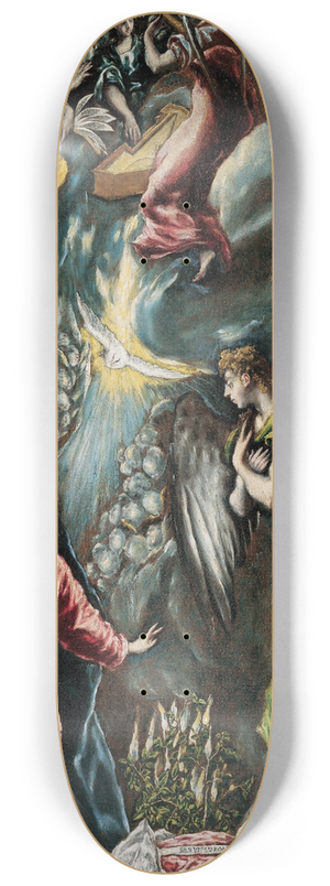 El Greco (Domenikos Theotokopoulos) - The Annunciation 8.25 inch art skate deck