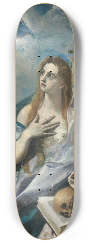 El Greco (Domenikos Theotokopoulos) - The Penitent Magdalene 8.25 inch art skate deck El Greco (Domenikos Theotokopoulos) - The Penitent Magdalene 8.25 inch art skate deck