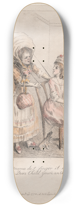 Elias Martin - Tell Me Mama Do I Finger It Right 8.25 inch art skate deck