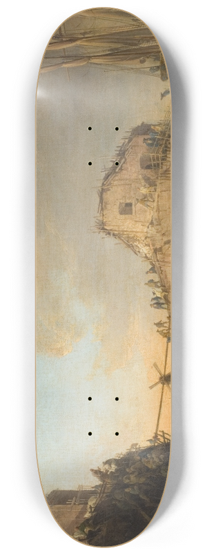 Elias Martin - The Dock at Sveaborg 8.25 inch art skate deck Elias Martin - The Dock at Sveaborg 8.25 inch art skate deck
