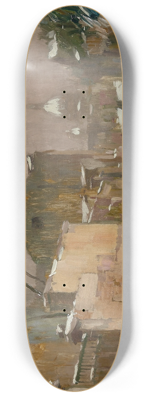 Elie Anatole Pavil - Montmatre en hiver 8.25 inch art skate deck