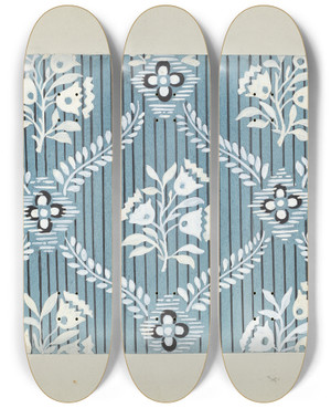 Triptych art skateboard deck of N Rathovich Wallpaper by N Rathovich