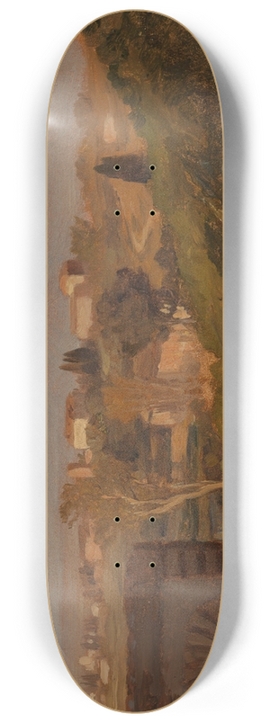 Elihu Vedder - Roman Campagna 8.25 inch art skate deck